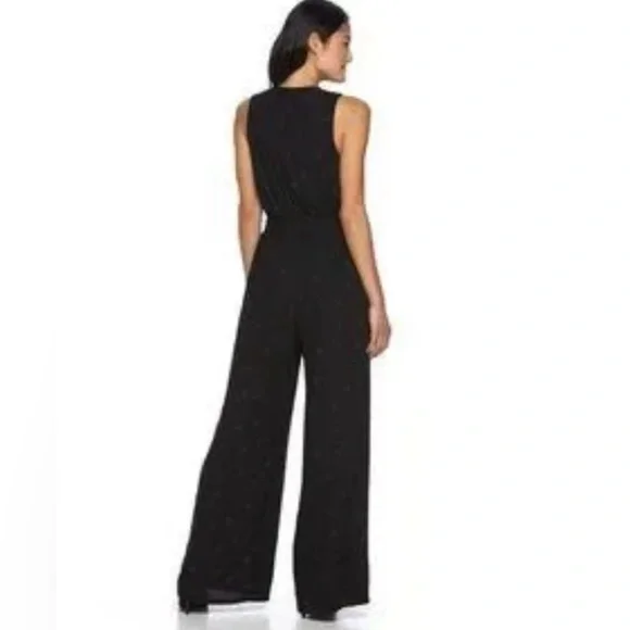 Star Wars|A Rogue One Black Star printed jumpsuit,wide leg & sleeveless•••Boho - Picture 3 of 11